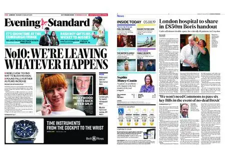 London Evening Standard – August 05, 2019