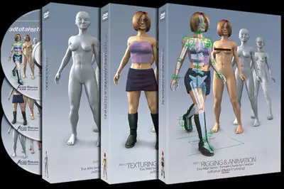 Eva Wild Complete Series Modelling Texturing Mapping Clothing Rigging 