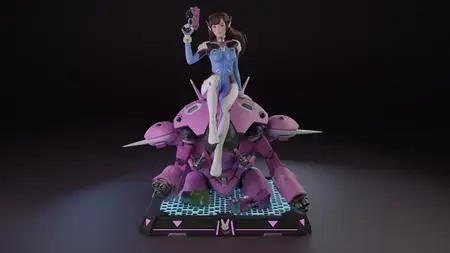 Uroboros3d - Overwatch - DVa