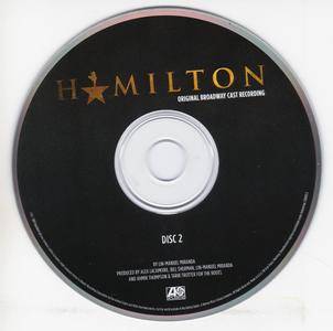 Original Broadway Cast Recording - Hamilton (2015) {2CD Set Atlantic 551093-2}