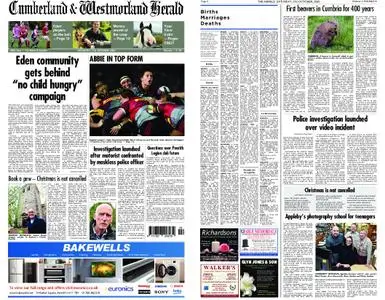 Cumberland & Westmorland Herald – October 30, 2020