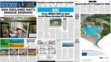 Philippine Daily Inquirer – August 07, 2019