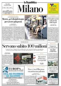 la Repubblica Milano - 27 Agosto 2020