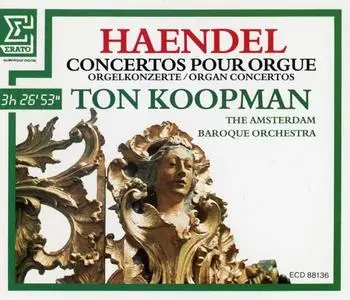 Ton Koopman, The Amsterdam Baroque Orchestra - George Frideric Handel: Concertos pour orgue (1986)