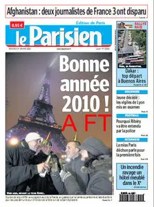 Le Parisien du Vendredi 1er Janvier 2010