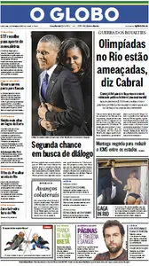 Jornal O Globo - 08 de novembro de 2012 - Quinta