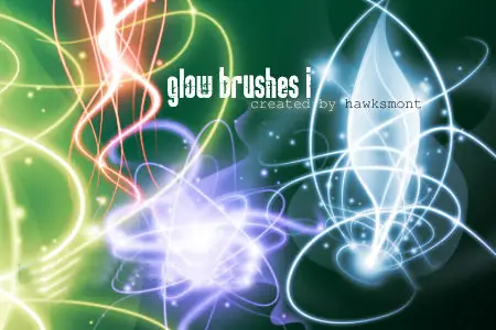 Photoshop Glow Brushes