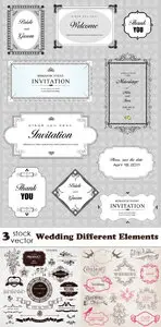 Vectors - Wedding Different Elements