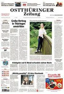 Ostthüringer Zeitung Greiz - 08. Februar 2018