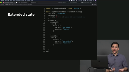 Frontendmasters - State Machines in JavaScript with XState