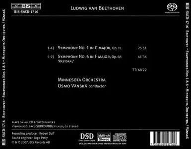 Osmo Vänskä, Minnesota Orchestra - Ludwig van Beethoven: Symphonies 1 & 6 (2007)