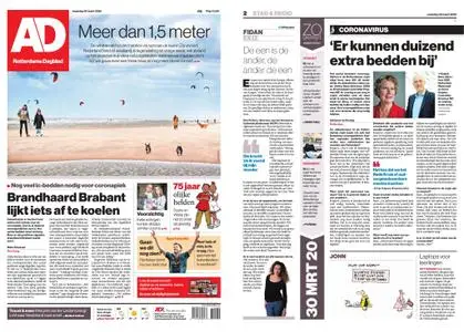 Algemeen Dagblad - Rotterdam Stad – 30 maart 2020