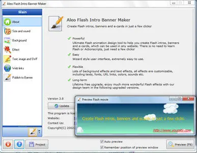 Aleo Flash Intro Banner Maker 3.8 + Rus 