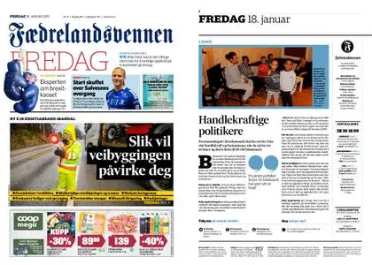 Fædrelandsvennen – 18. januar 2019