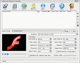 Ultra Flash Video FLV Converter v3.0.4.0421 