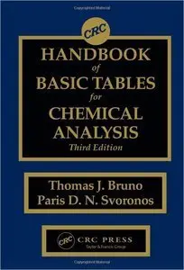 Handbook of Basic Tables for Chemical Analysis, Third Edition (Repost)