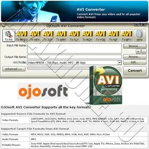 OJOsoft AVI Converter v2.5.0.1103