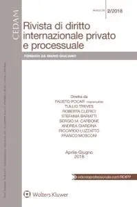 Rivista di Diritto Internazionale Privato e Processuale N.2 - Aprile-Giugno 2018