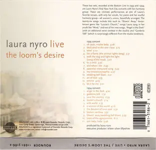 Laura Nyro - Live: The Loom's Desire (2002) 2CDs