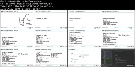 Advanced Algorithms in Java