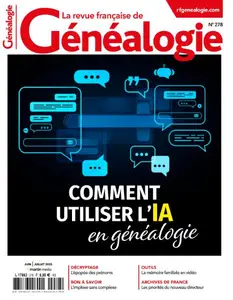 La Revue française de Généalogie - Juin-Juillet 2025