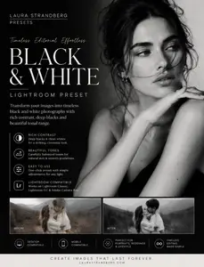 Laura Strandberg - B&W Lightroom Presets