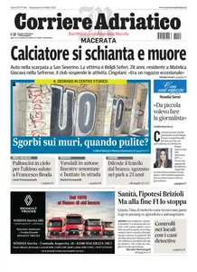 Corriere Adriatico Macerata - 19 Ottobre 2025
