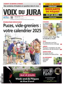 Voix du Jura - 10 Avril 2025