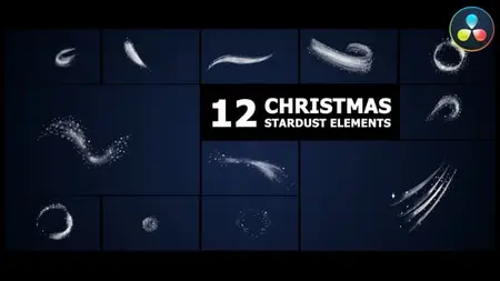 Christmas Stardust Elements | DaVinci Resolve 55804067