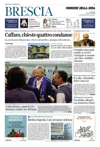 Corriere della Sera Brescia - 1 Ottobre 2025