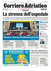 Corriere Adriatico Fermo - 24 Ottobre 2025