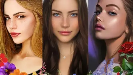 Digital Art: Female Portraits For All Skill Levels