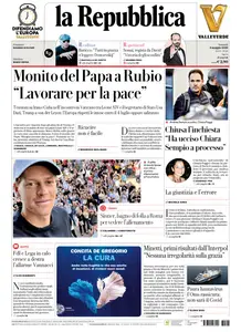 la Repubblica - 8 Maggio 2026