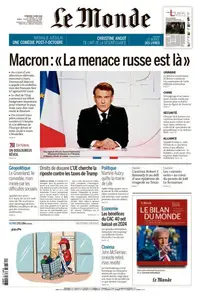 Le Monde du Vendredi 7 Mars 2025