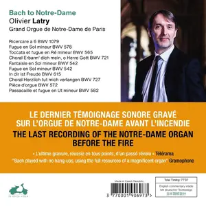 Olivier Latry - Bach to Notre-Dame (2024)