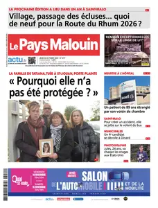 Le Pays Malouin - 30 Octobre 2025