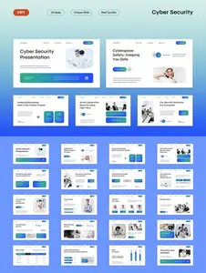 White Gradient Blue Modern Cyber Security DHIP YT8JSKC