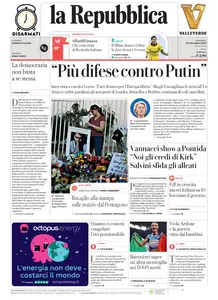 la Repubblica - 21 Settembre 2025