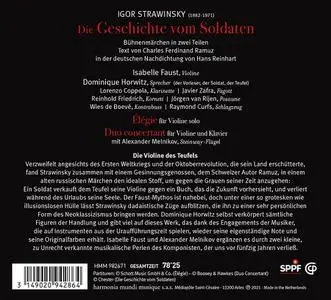 Isabelle Faust - Igor Stravinsky: Histoire du soldat, Élégie, Duo concertant (2021)
