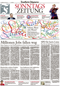 Frankfurter Allgemeine Zeitung am Sonntag, 17. Januar 2016