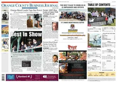 Orange County Business Journal – July 25, 2016