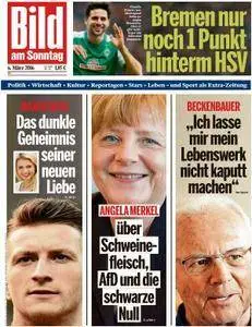 Bild am Sonntag - 6 März 2016