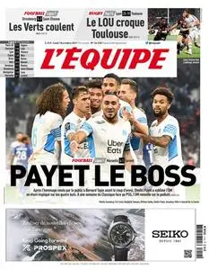 L’equipe du Lundi 18 Octobre 2021