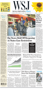 The Wall Street Journal – 25 April 2020