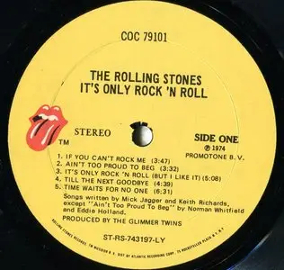 Rolling Stones – It's Only Rock 'N Roll (1974) {Original US Pressing) 24 bit/96 khz