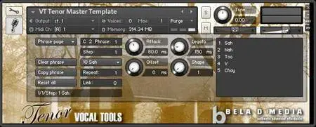 Bela D Media The Tenor Tool kit KONTAKT