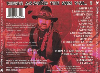 Jay Gordon - Rings Around The Sun Vol. 1 (2000)