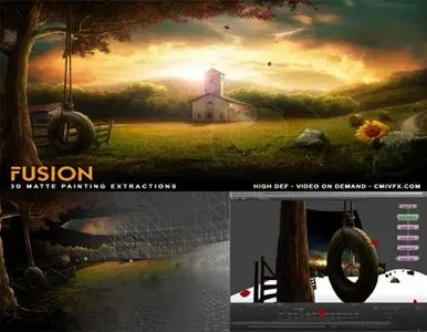 Fusion 3D Matte Painting Extractions