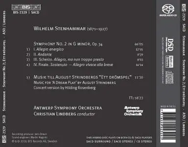 Christian Lindberg, Antwerp Symphony Orchestra - Wilhelm Stenhammar: Symphony No.2; Music to 'Ett drömspel' (2018)