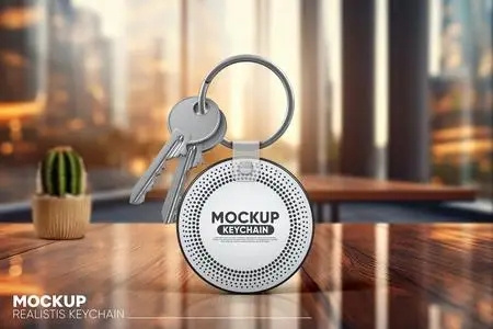 Keychain Mockup 57DEDW2